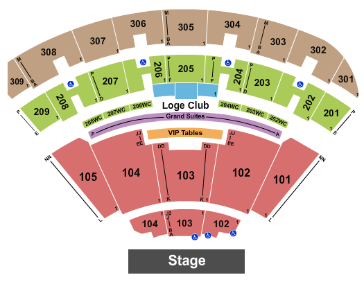 Smart Financial Centre Santana Seating Chart